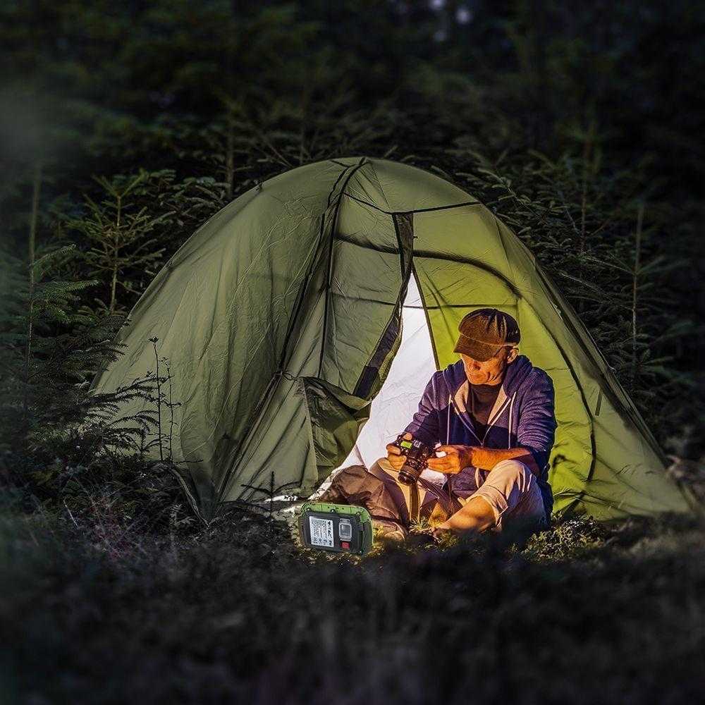 V-tac 10W LED prožektorius, įkraunamas, 4000K