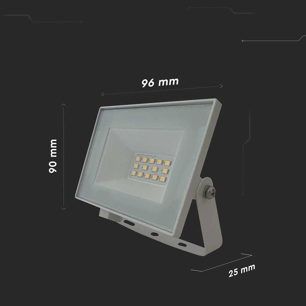 V-tac 10W LED prožektorius, baltas, 4000K