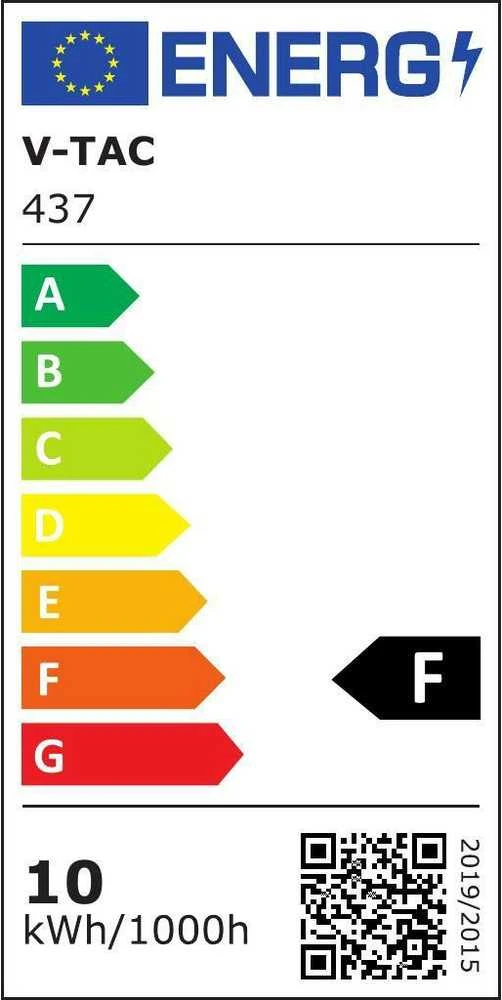 10W LED prožektorius V-TAC, 4000K (natūraliai balta), su judesio davikliu, juodu korpusu, SAMSUNG LED chip