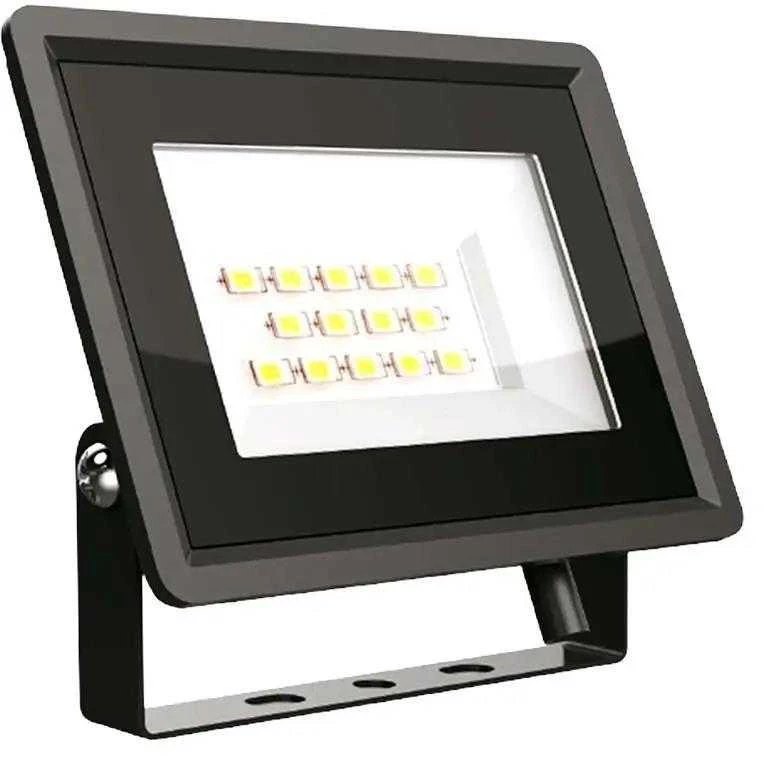 V-tac 10W LED prožektorius, juodu korpusu, 6500K