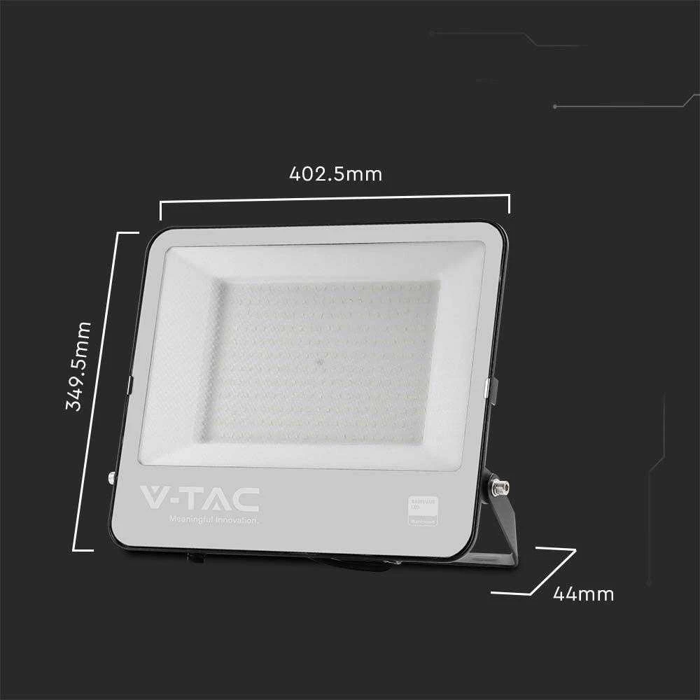 200W LED prožektorius, juodu korpusu, 6500K, SAMSUNG CHIP