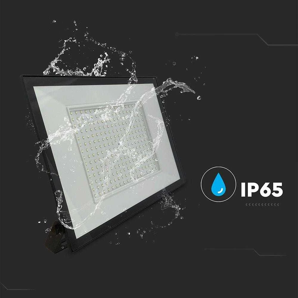 V-tac 200W LED prožektorius, juodas, 4000K