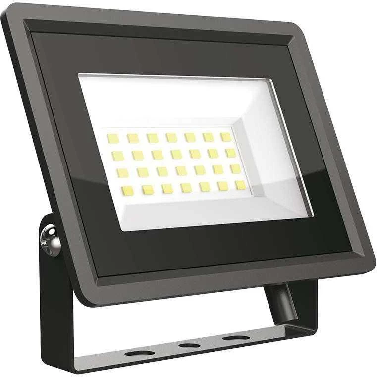 V-tac 20W LED prožektorius, juodu korpusu, 4000K