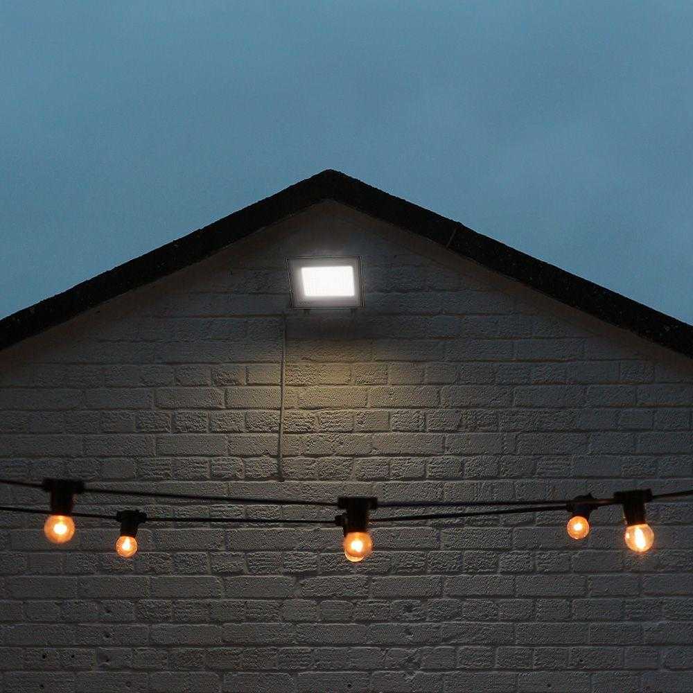 V-tac 30W LED prožektorius, pilkas, 3000/4000/6500K