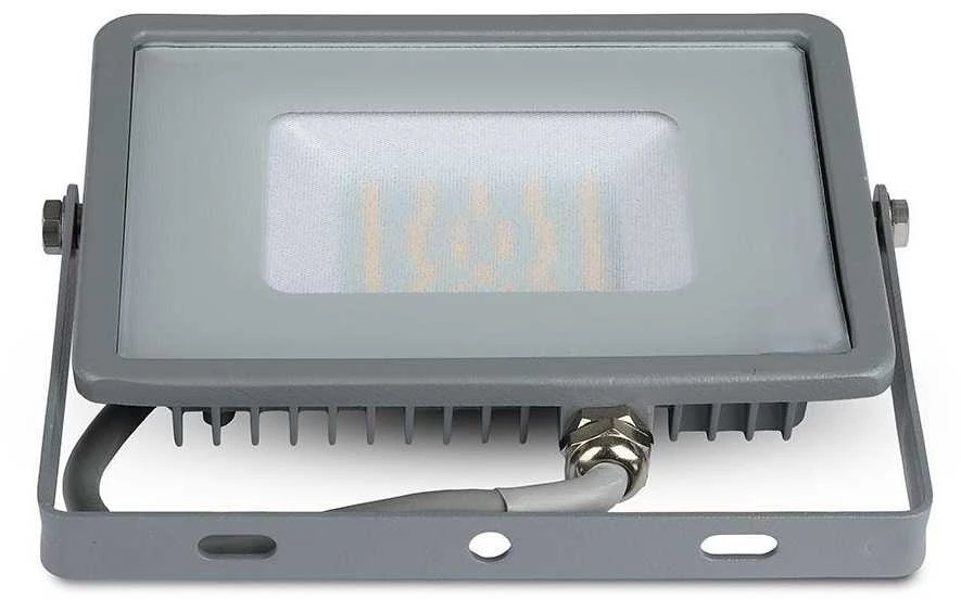 30W LED prožektorius V-TAC, 6400K (šaltai balta), pilku korpusu, SAMSUNG LED chip