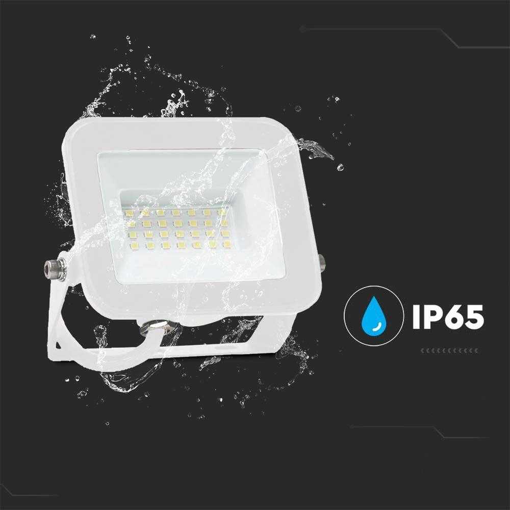 30W LED prožektorius PRO-S, baltas, 4000K, SAMSUNG CHIP