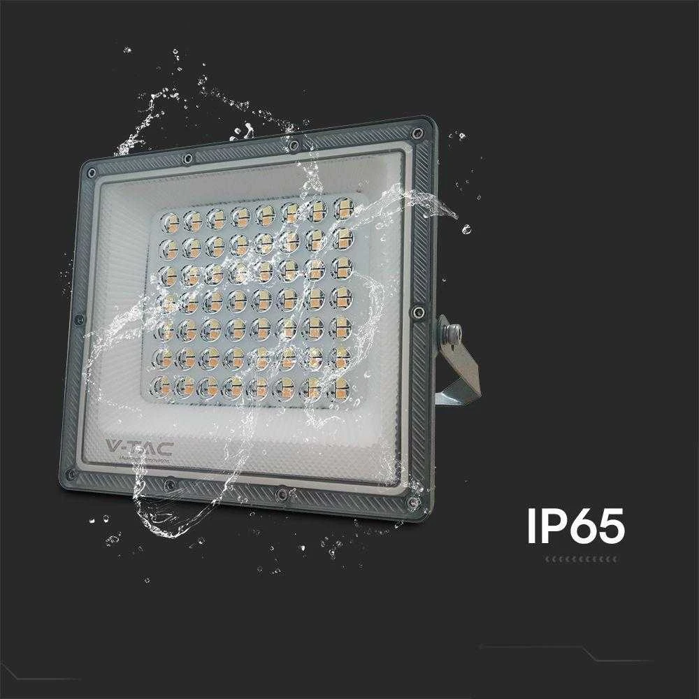 V-tac 50W LED prožektorius, pilkas, 3000/4000/6500K