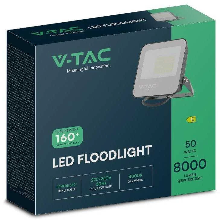 Samsung 50W LED prožektorius, juodas, 4000K, 160lm/W