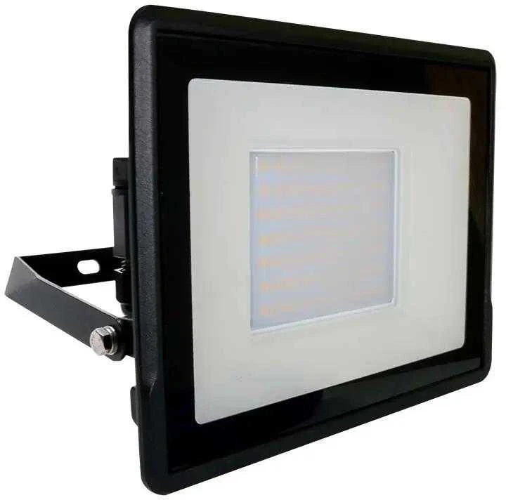 50W LED prožektorius V-TAC, juodu korpusu, 4000K