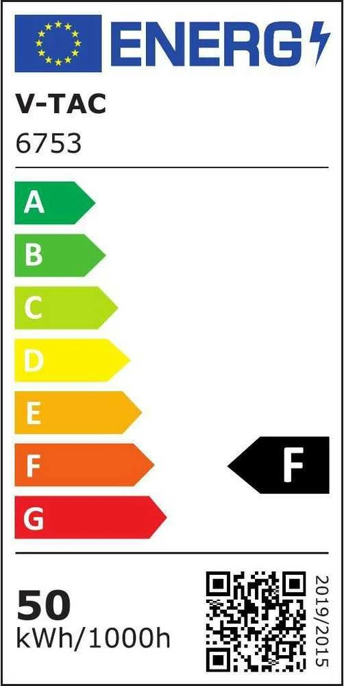 V-tac 50W LED prožektorius, baltas, 4000K