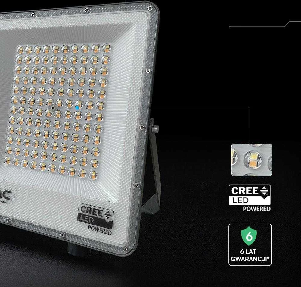 100W LED prožektorius, juodas, 3000/4000/6500K, CREE LED chip