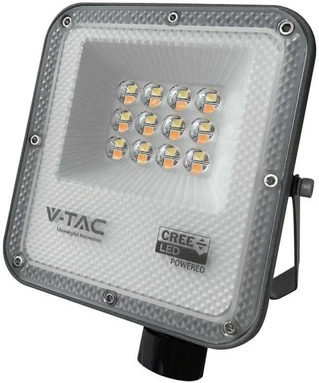 Auriq 10W LED prožektorius, juodas, 3000/4000/6500K, CREE LED chip