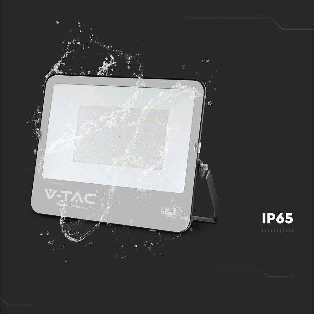 V-tac 200W LED prožektorius, juodu korpusu, 4000K, CREE LED chip