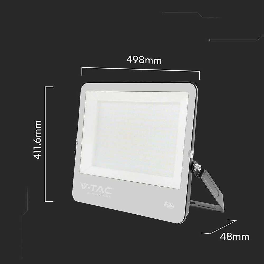 V-tac 300W LED prožektorius, juodas, 4000K, CREE LED chip
