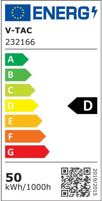 V-tac 50W LED prožektorius, juodas, 4000K, CREE LED chip