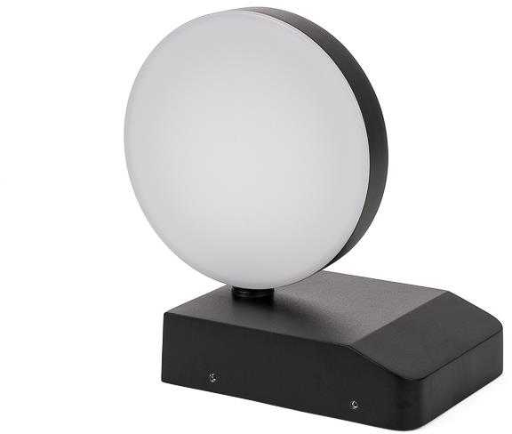 Sieninis šviestuvas V-tac 17W LED sieninis lauko šviestuvas, juodas, 4000K, IP65