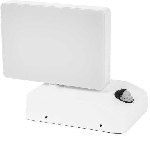 V-tac 17W LED sieninis lauko šviestuvas, baltas, 3000K, IP65, su judesio davikliu