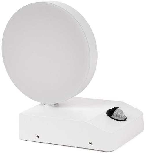 V-tac 17W LED sieninis lauko šviestuvas, baltas, 3000K, IP65, su judesio davikliu