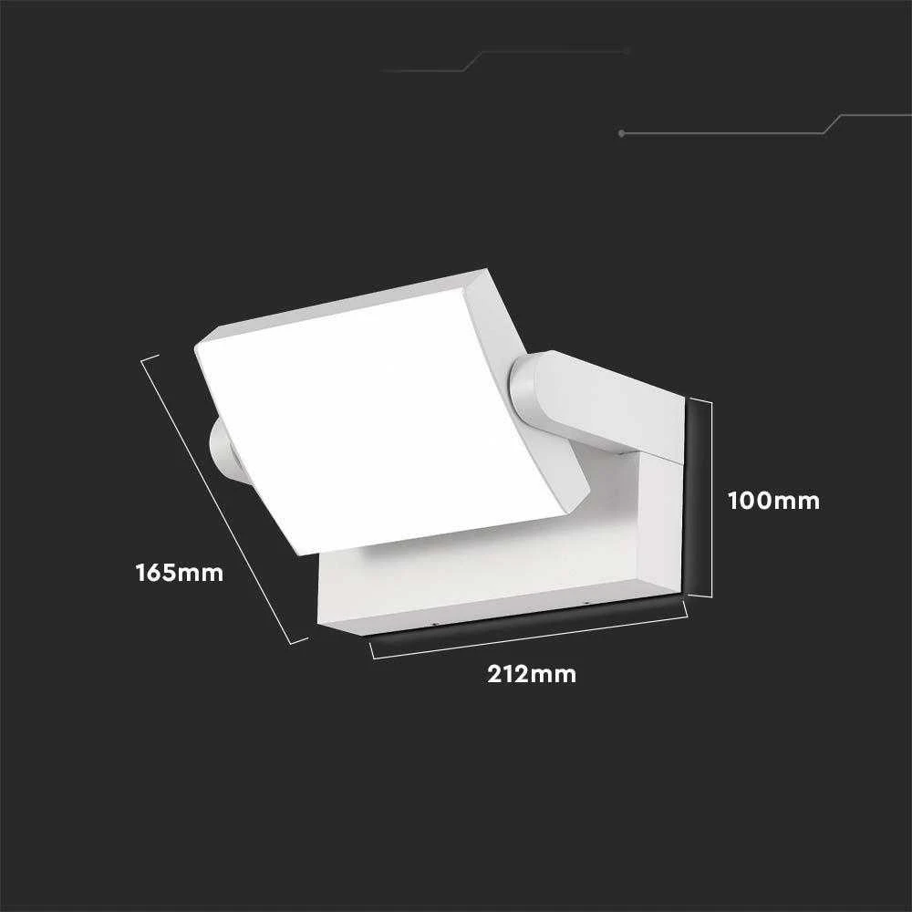 V-tac 17W LED paviršinis lauko šviestuvas, baltas, 3000K
