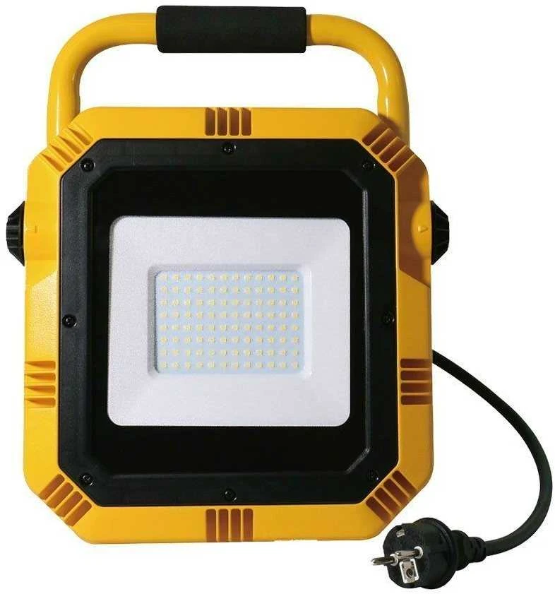 50W LED nešiojamas prožektorius V-TAC, 4000K (natūraliai balta), IP44, SAMSUNG LED chip