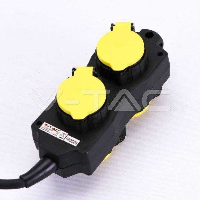Ilgintuvas 4-vietis V-TAC, (3G1.5MMX3M), IP44
