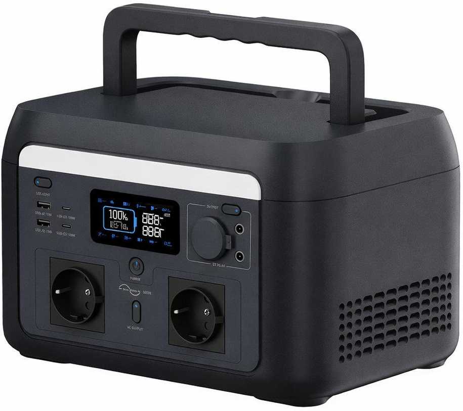 Nešiojama energijos saugykla V-TAC 600W 512Wh LiFePO4
