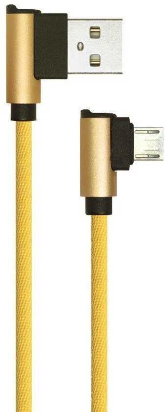 V-tac 1m mikro USB laidas, auksinės spalvos
