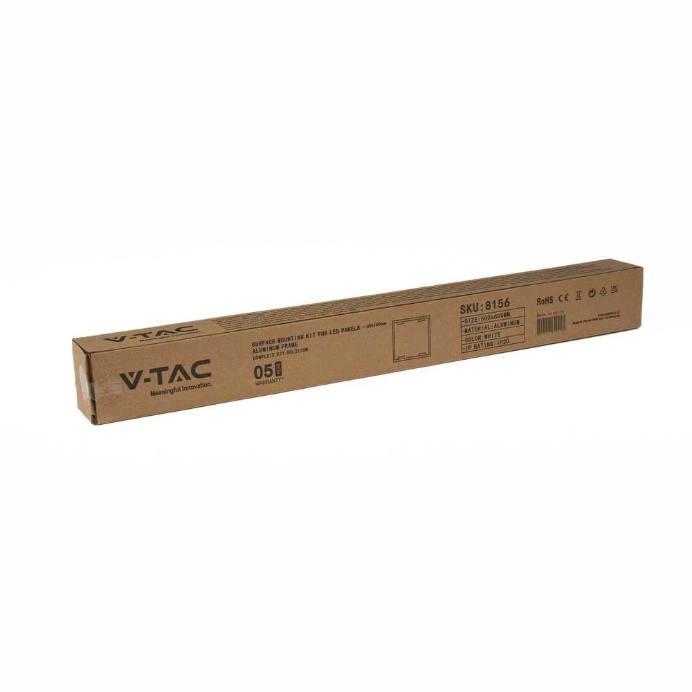 Aliuminis surenkamas dėklas išoriniam montavimui V-TAC 600 MM * 600 MM