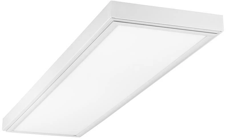 Ramka natynkowa do paneli LED składana 1200x300 balta BACKLIT PVC 6,5cm balta