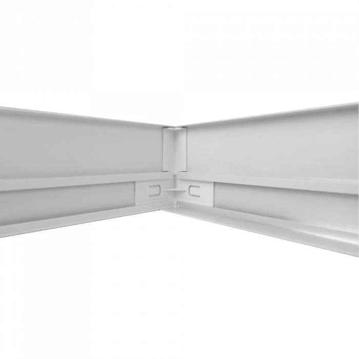 Ramka natynkowa do paneli LED składana 600x600 balta BACKLIT ALU 5,8cm balta