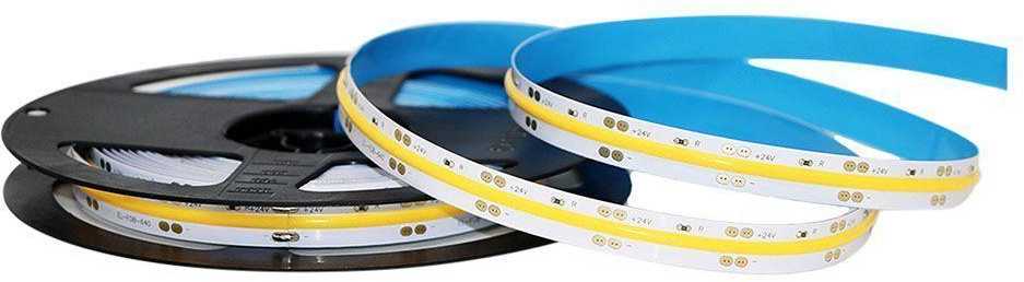 12W/m LED juosta, 512LED/m, IP20, 3000K, 5m, su 78W maitinimo šaltiniu, 24V, 3.5A, IP44