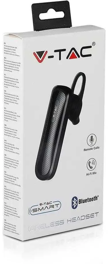 Bluetooth ausinės, 70mAh, juodos sp.