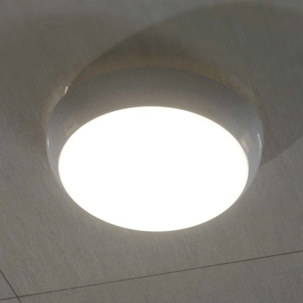 Lubinis šviestuvas 8W/16W/20W LED paviršinis šviestuvas, baltas, 3000/4000/6500K, IP54, CREE LED chip, su judesio davikliu ir avariniu moduliu