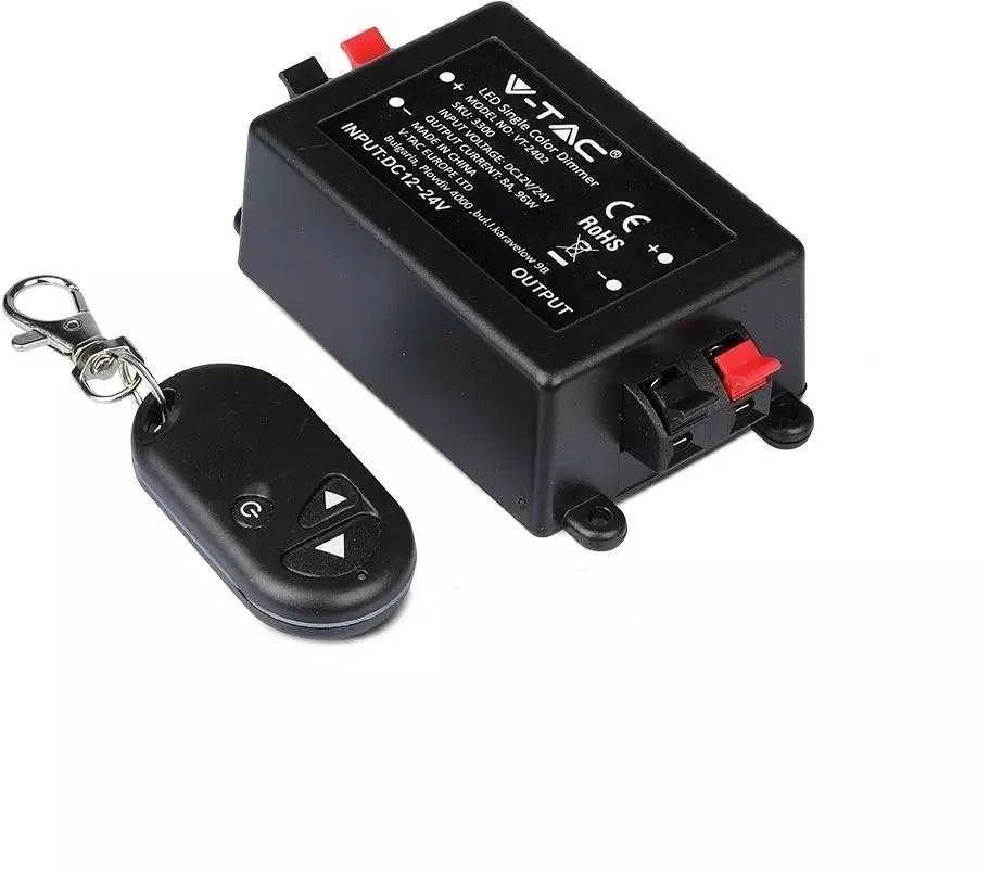 V-tac 192W LED juostų valdiklis, 1CH*8A, 12-24V