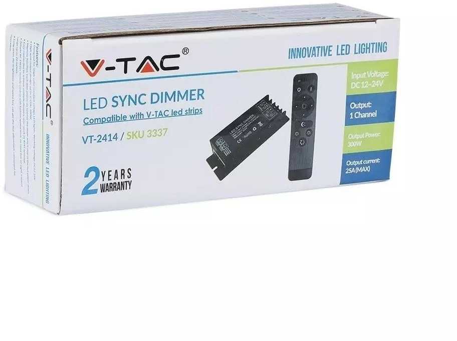 LED juostos valdiklis V-TAC su 16 mygtukų nuotoliniu pulteliu