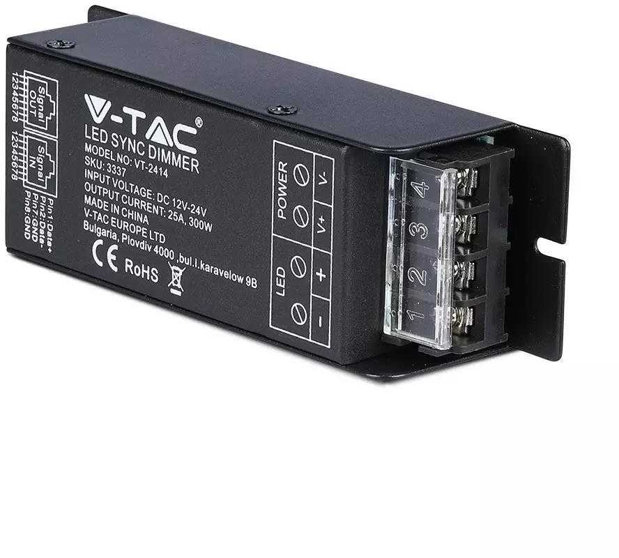 LED juostos valdiklis V-TAC su 16 mygtukų nuotoliniu pulteliu