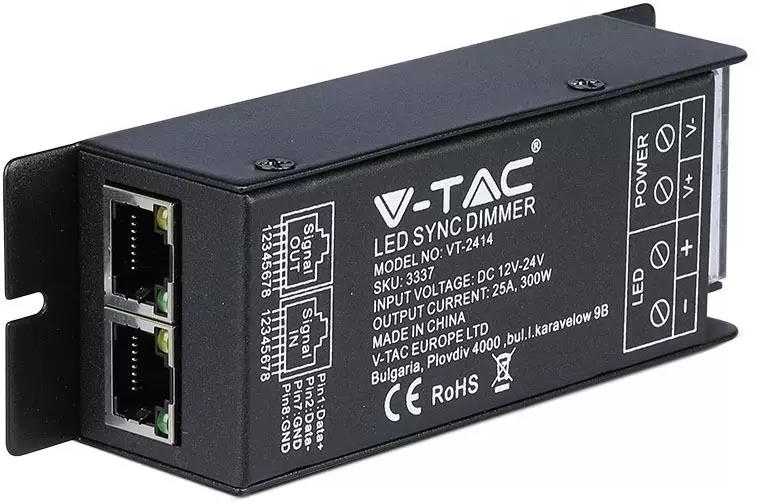 LED juostos valdiklis V-TAC su 16 mygtukų nuotoliniu pulteliu