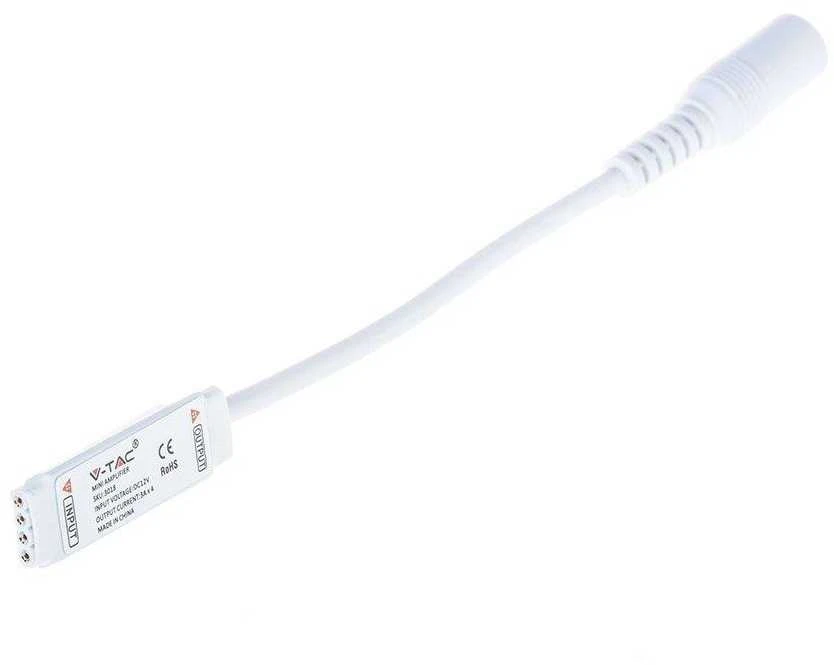 V-tac MINI stiprintuvas LED juostai RGB 5050 3*4A