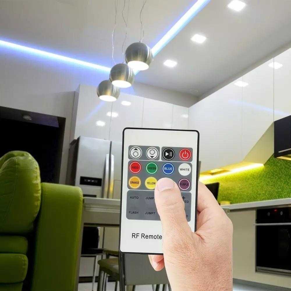 LED juostos valdiklis V-TAC su 20 mygtukų nuotoliniu pulteliu, RGB