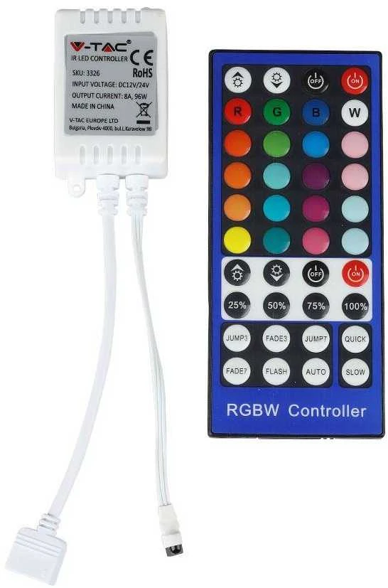 V-tac LED juostos valdiklis skirtas RGB + W LED juostai, 8A