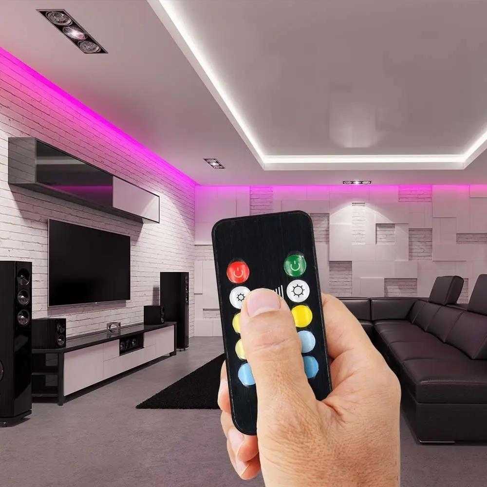V-tac Wifi valdiklis su nuotolinio valdymo pultu, skirtas 3in1+RGB LED juostai, 24 mygtukai