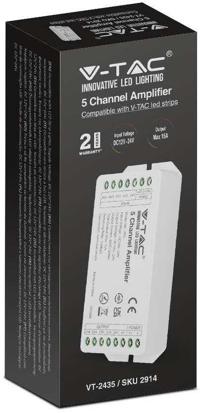 V-tac LED stiprintuvas, 5 kanalų