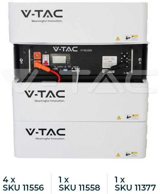 Ventiliatorius V-TAC energijos kaupimo stovas 5,12 kWh, 10 m garantija