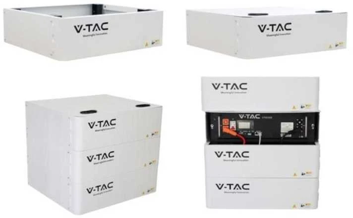 Ventiliatorius V-TAC energijos kaupimo stovas 5,12 kWh, 10 m garantija