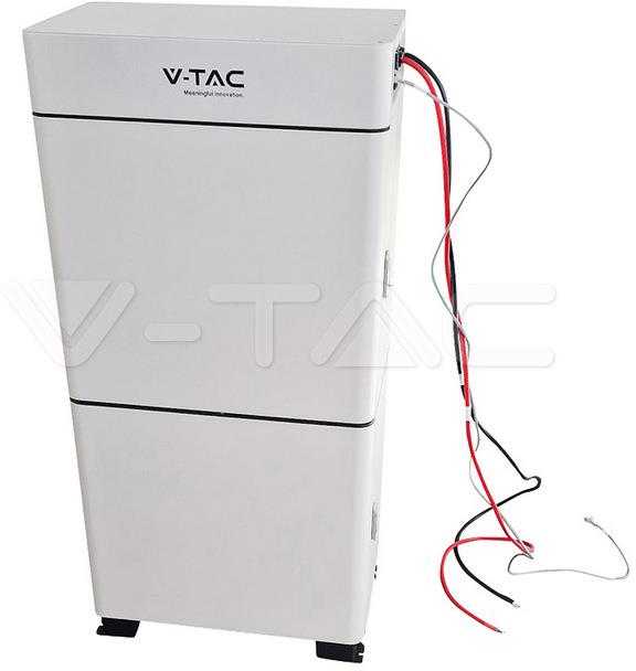 Stojak regał do magazynów energii V-TAC 5,12kWh 4xSKU11377 4 moduły max.100A 3 metai gwarancji