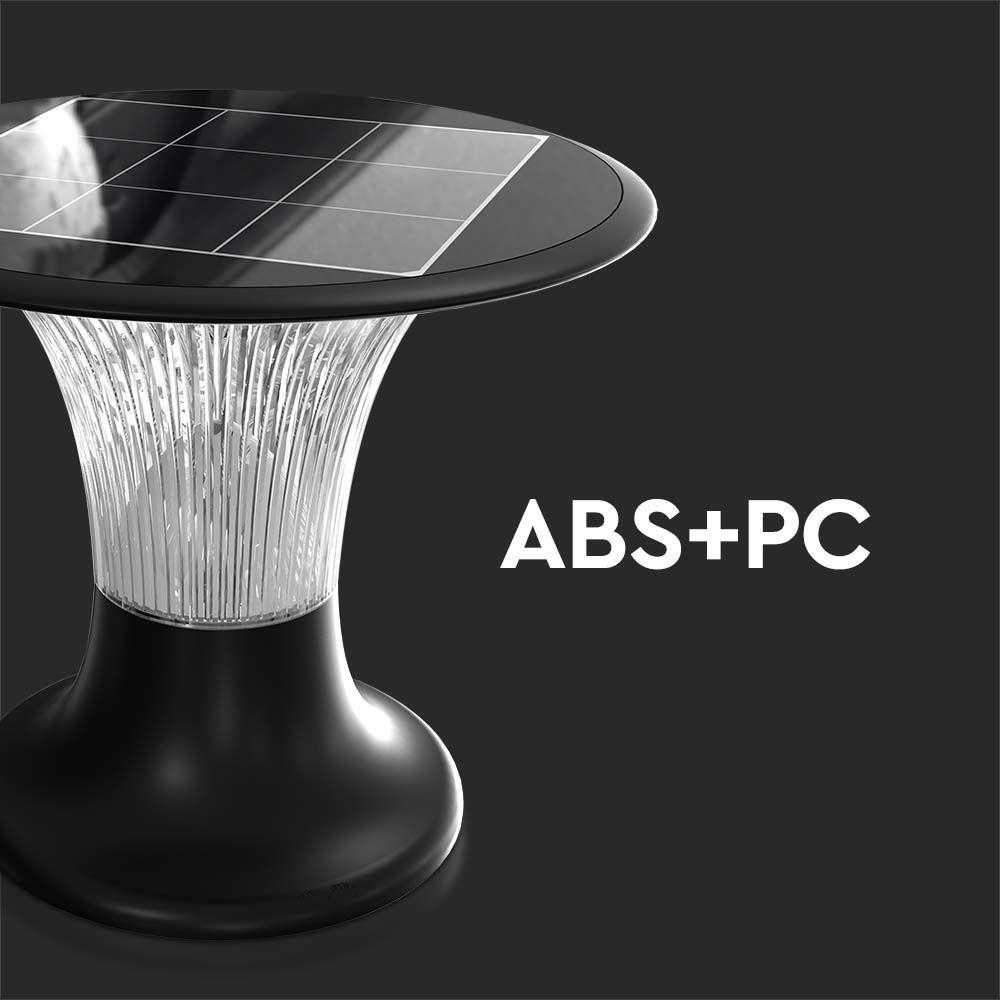 V-tac 15W LED pastatomas lauko šviestuvas su saulės baterija ir judesio davikliu, juodas, 4000/6000K, IP65