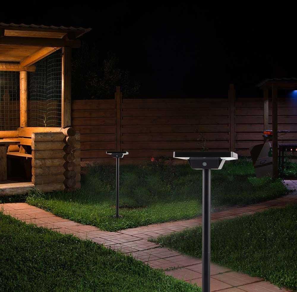 V-tac 2W LED įsmeigiamas/pastatomas lauko šviestuvas su saulės baterija, juodas, 3000-6400K, IP65