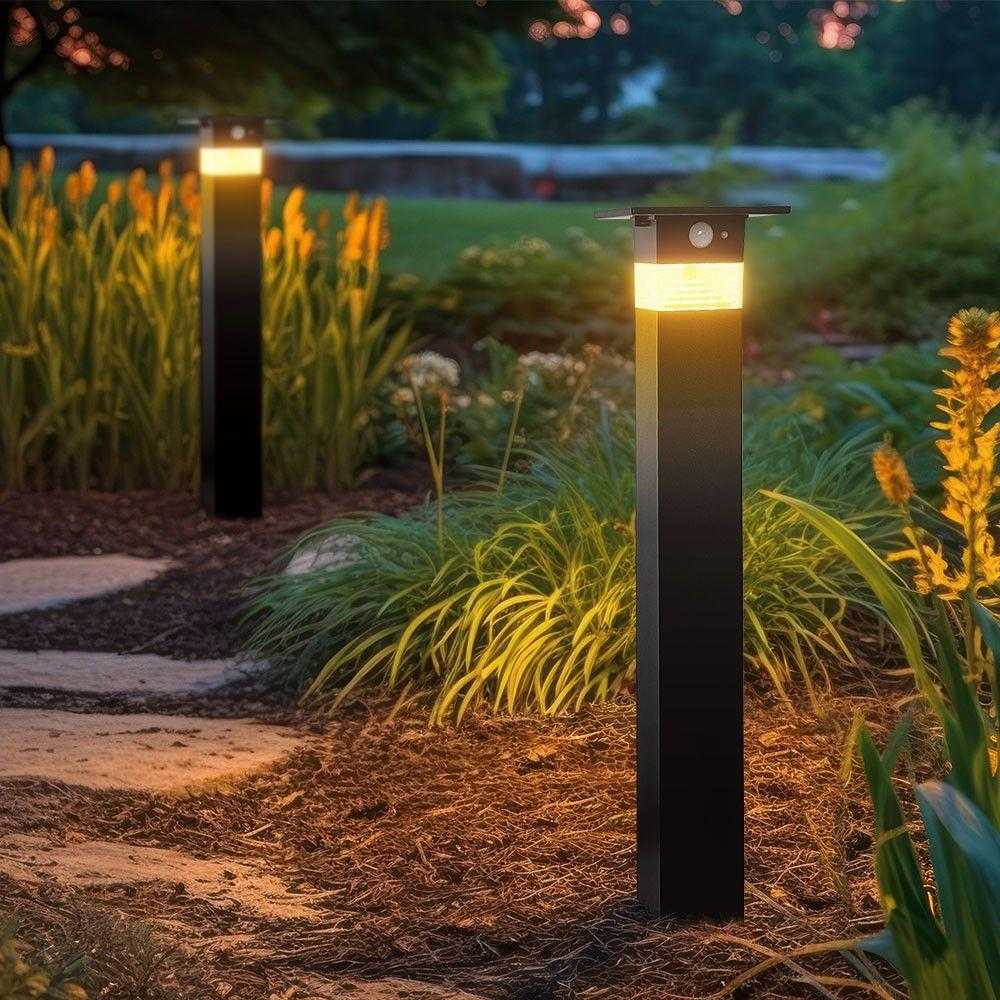 V-tac 3W LED įkraunamas lauko šviestuvas su saulės baterija ir judesio davikliu, juodas, 3000K, IP54
