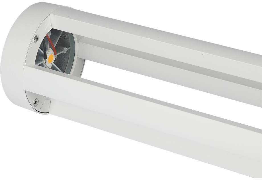 V-tac 10W LED pastatomas lauko šviestuvas, baltas, 3000K, IP65