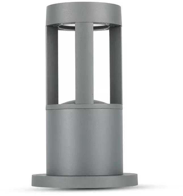 V-tac 10W LED pastatomas lauko šviestuvas, pilkas, 3000K, IP65